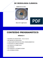 Estudos de Iridologia Clássica - Módulos I, II e III