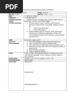 Coontoh Rancangan Pengajaran Harian Matematik Tingkatan 4