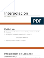 Interpolación