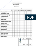 Check List Pra Pelayanan Unit Gigi