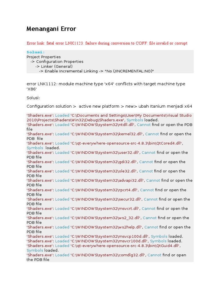 Menangani Error Opencv | PDF | Technology & Engineering
