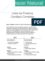 Cardapio Completo Da Dieta Da Proteina