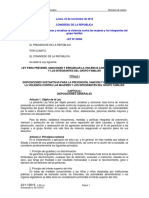 LEY N° 30364. Ley para prevenir, sancionar y erradicar la violencia...