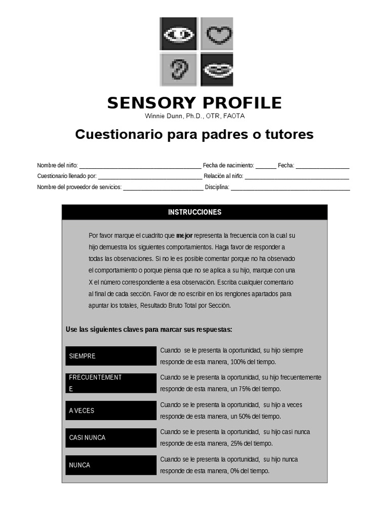 short-sensory-profile-printable