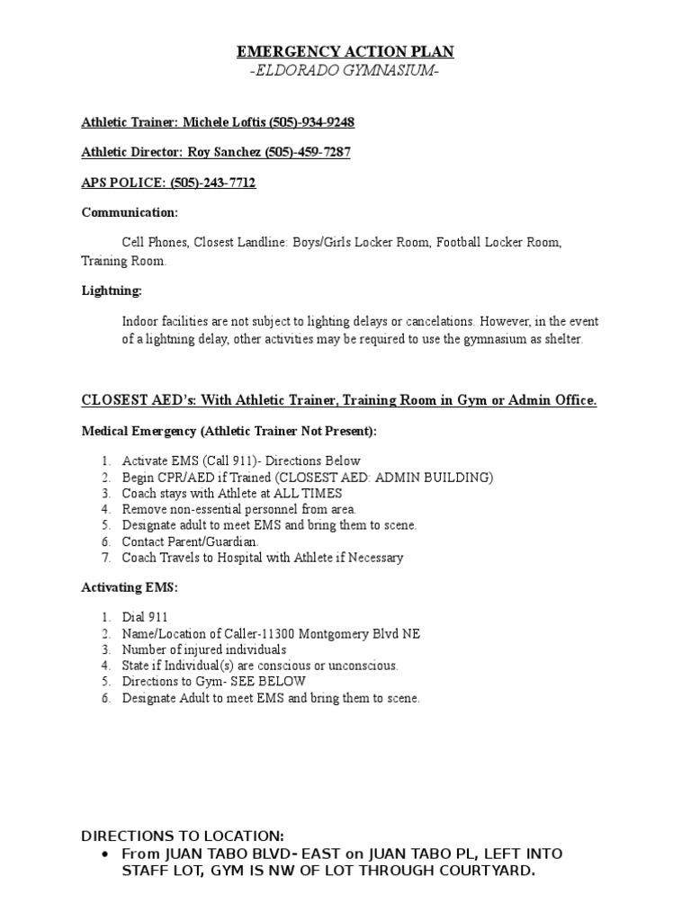 Gymnasium Eap | PDF