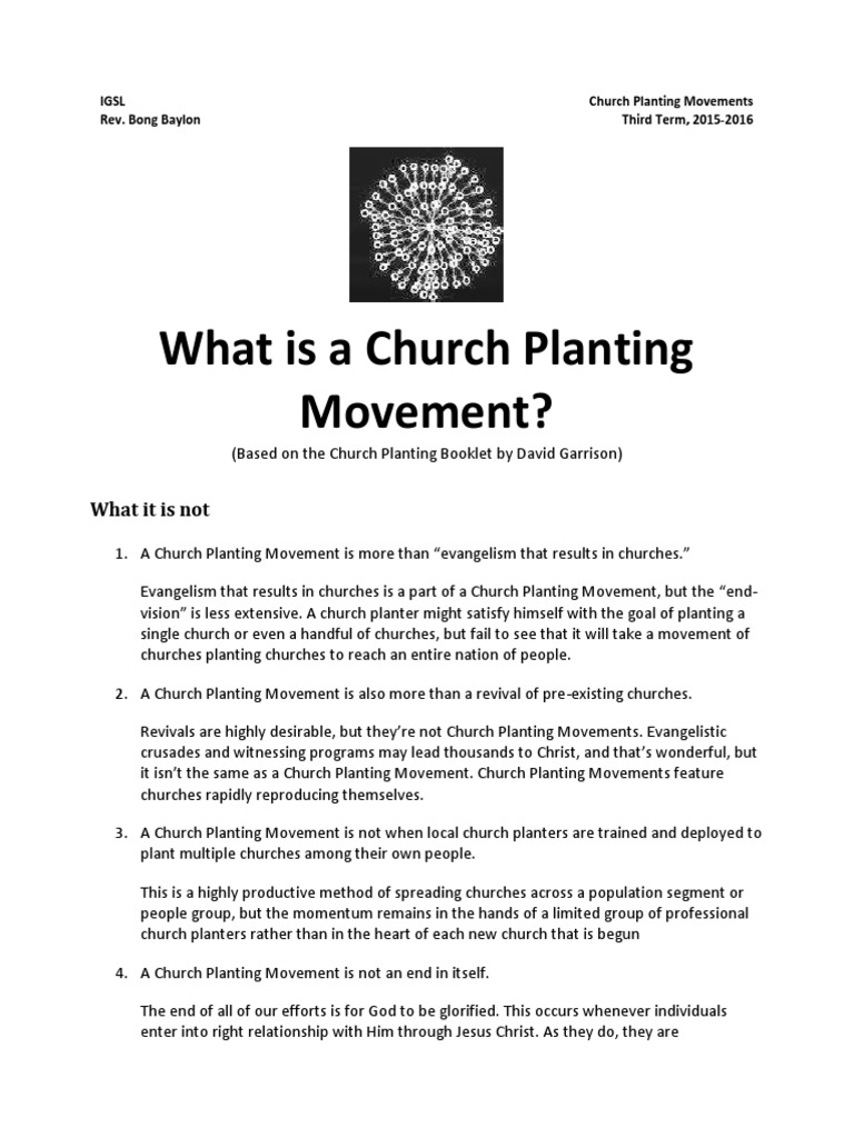 What Is A CPM (Baylon) | PDF | Church Planting | Evangelism