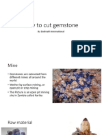 How To Cut Gemstone
