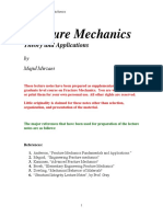 Fracture Mechanics Theory and Applications   by Majid Mirzaei 