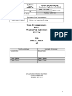 WFI System User Requirements