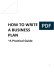 Business plan for raising venture capital