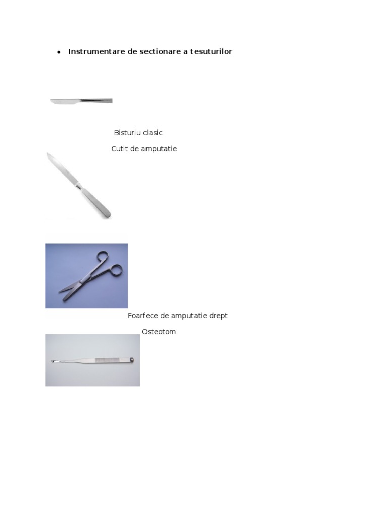 Instrumentar Chirurgical | PDF