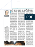 Don´t let us down- We are Portuguese