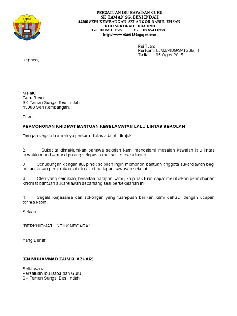 Surat Mohon Rela Pdf