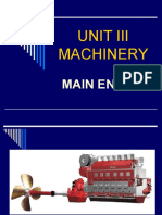Unit III Main Engine