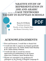 Gender Representation English and Arabic Textbooks 
