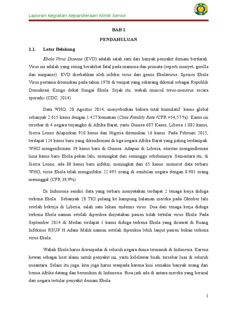 Makalah Ebola Final