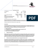 Quarterly Performance Nevsky Fund Performance - Fourth Quarter 2015