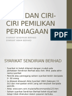 Jenis Dan Ciri-Ciri Pemilikan Perniagaan