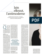 Finkielkraut Le Monde 10 Octobre 2015