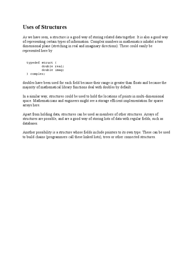 Understanding Data Structures in C | PDF