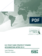 U.S. Policy and Strategy Toward Afghanistan after 2014