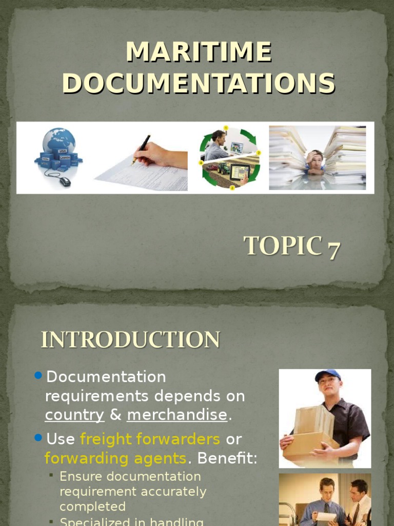 Maritime Documentation Essentials Guide | PDF | Cargo | Bill Of Lading