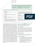 Antipsychotics For The Management of Psychosis in Parkinsons Disease