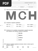 Avaliação Matemática 1P