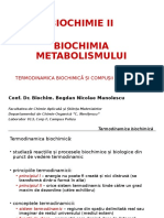 Biochimie 2 - Termodinamica Biochimica CATB (an III)