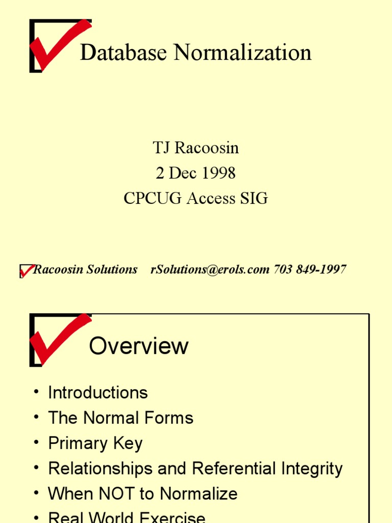 Normalization | PDF | Relational Database | Data Model