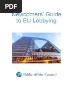 Newcomers' Guide to EU Lobbying