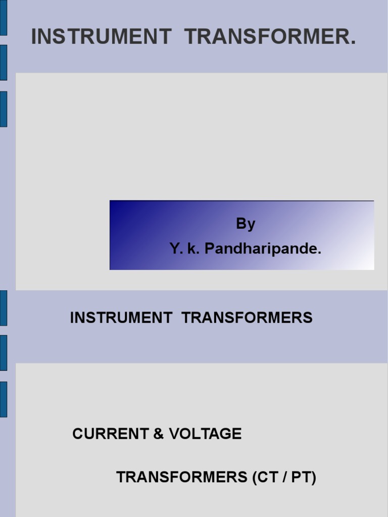 Current Transformer Overview | PDF | Transformer | Electric Power