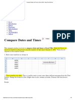 Compare Dates and Times in Excel VBA - Easy Excel Macros