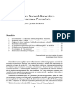 João Quartim de Moraes - O Programa Nacional-Democrático: Fundamentos e Permanência