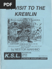 Makhno, Néstor - My Visit To The Kremlin (1918)