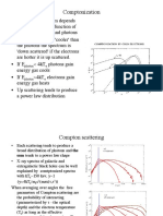 Comptonization: Photon e