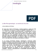 Pisogenealogia e Bio-Psicogenealogia - Onde Sincroniche