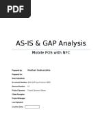 AS-IS & GAP Analysis: Mobile POS With NFC