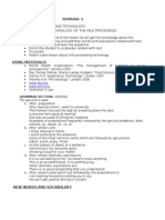 Seminar: 6 Topic: Food Products and Technology Specific Topic: The Technology of The Milk Processing Lesson Goals