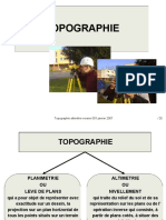 Topographie Altimetrie