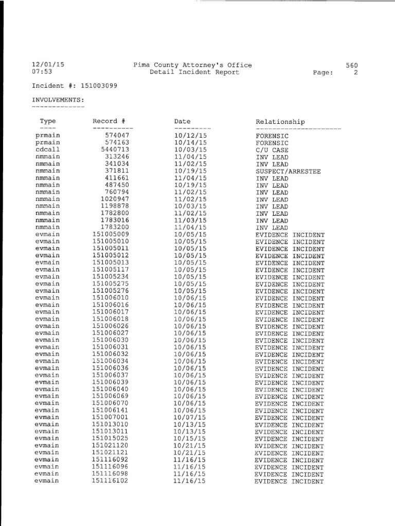 Incident Report For Jessie Lyle Bootman | PDF