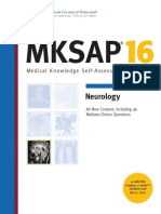 MKSAP 16 - Neurology