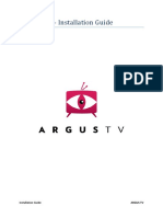ARGUS TV Installation Guide
