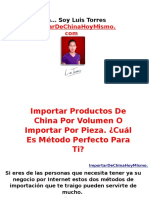 Importar Productos de China Por Volumen O Importar Por Pieza