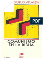 José Porfirio Miranda, Comunismo en La Biblia