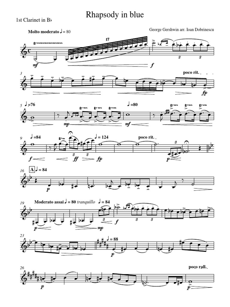 Institute) Gershwin, Rhapsody in Blue PDF