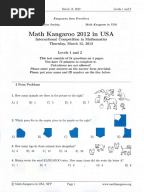 Math Kangaroo Practice Problems (Grades 1-8)  Kilogram 