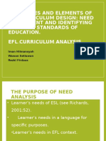 group 1 - the stages and elements of efl curriculum design
