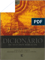 145837159 Dicionario de Estudos Biblicos ARTHUR PATZIA