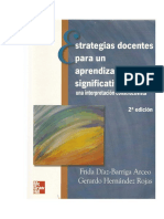 Frida Díaz Barriga Arceo (1999) - Estrategias Docentes para Un Aprendizaje Significativo PDF